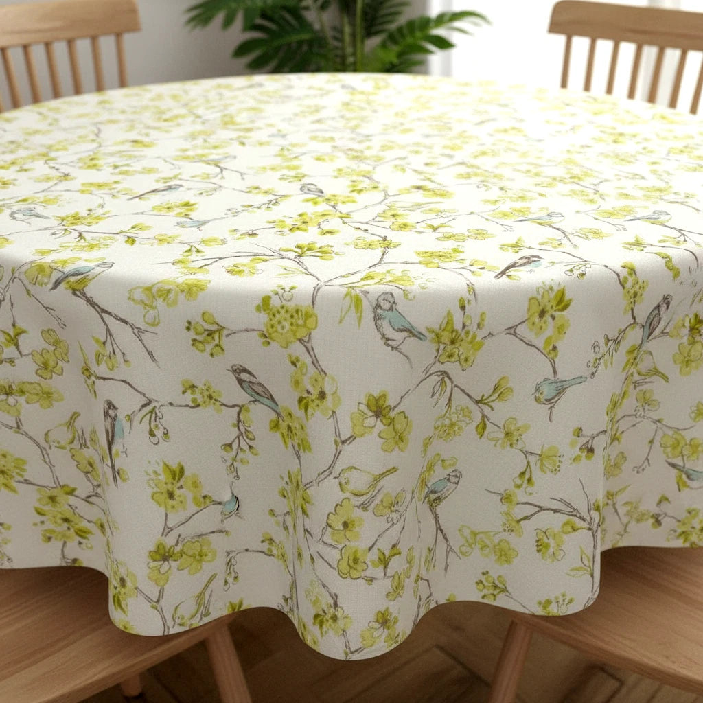 Birdsong Blossom Tablecloth