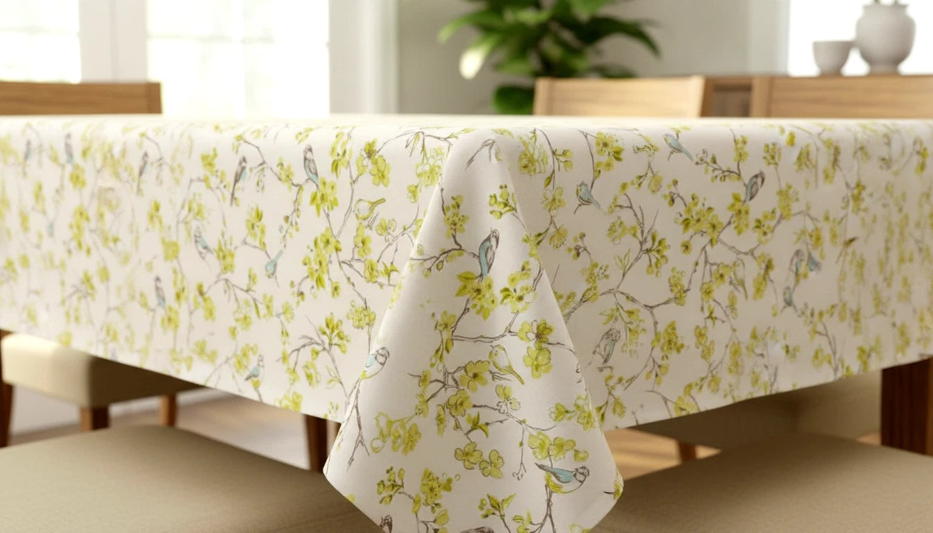 Birdsong Blossom Tablecloth