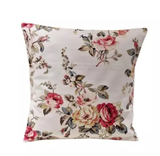 Cath Kidston Garden Rose Multi Red Cushion Cover