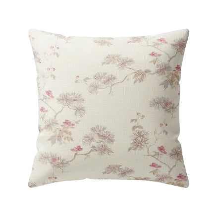Laura Ashley Nara Soft Truffle Cream Cushion Cover