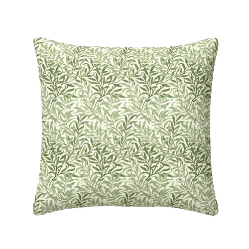William Morris Willow Bough Sage Green Cushion Cover