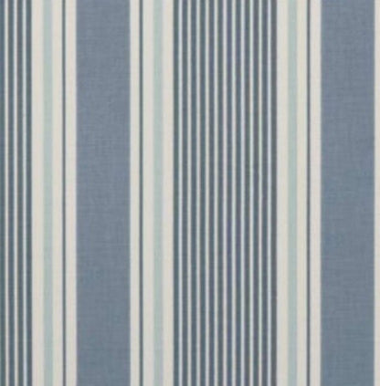 Sail Stripe Cushion Cover , Stripe Navy Blue Pillow Cover , Nautical Striped Marine Blue Cushion 10" 12" 14" 16" 17" 18" 20" 22" 24" 26" - CushionCoverAndDecor