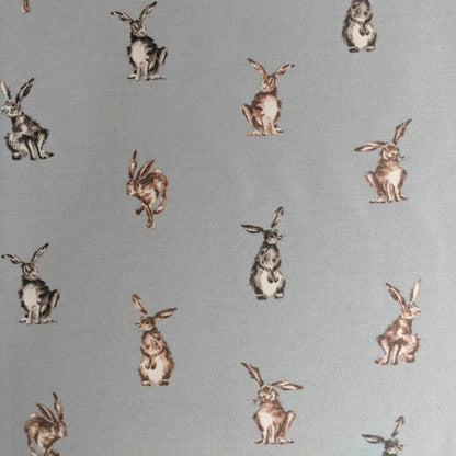 Shabby Hares Tablecloth , Shabby Hares Napkins , Easter Tablecloth ,Cotton Rich Linen Look Fabric , Tablecloth UK - CushionCoverAndDecor