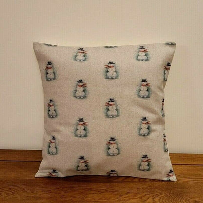 Snowman Christmas Cushion Cover - CushionCoverAndDecor