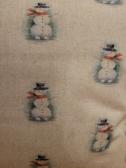 Snowman Christmas Cushion Cover - CushionCoverAndDecor