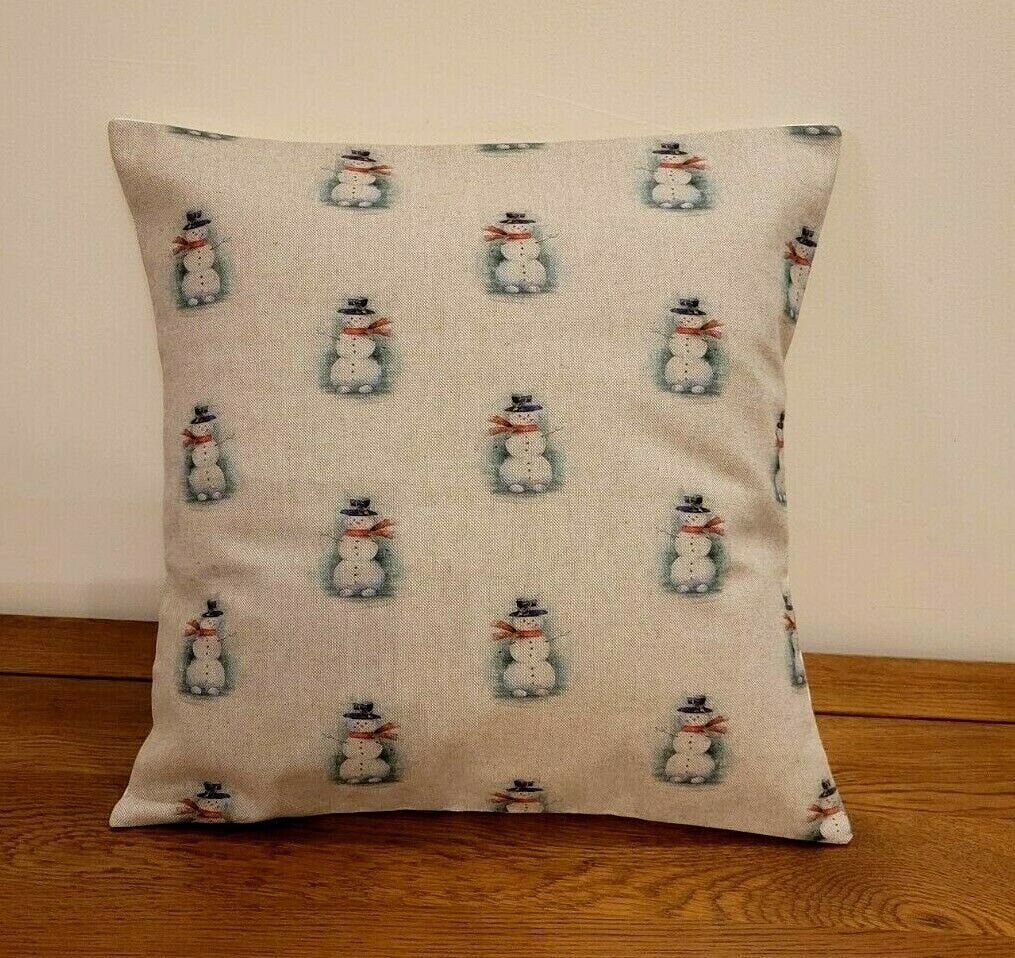 Snowman Christmas Cushion Cover - CushionCoverAndDecor