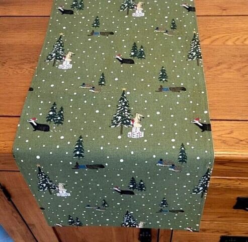 Sophie Allport Festive Forest Table Runner - CushionCoverAndDecor