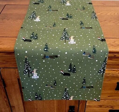 Sophie Allport Festive Forest Table Runner - CushionCoverAndDecor