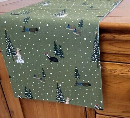 Sophie Allport Festive Forest Table Runner - CushionCoverAndDecor