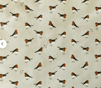 Sophie Allport Robin Neutral Christmas Table Runner - CushionCoverAndDecor