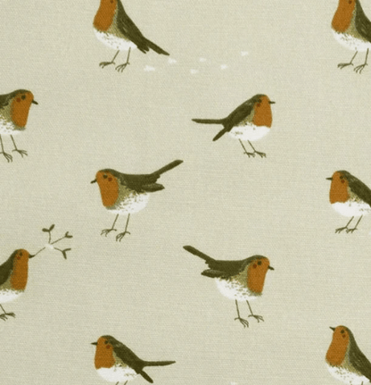 Sophie Allport Robin Neutral Christmas Table Runner - CushionCoverAndDecor