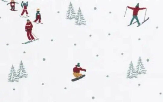 Sophie Allport Skiing Cushion Cover - CushionCoverAndDecor