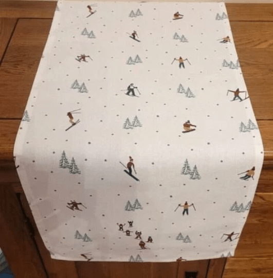 Sophie Allport Skiing Table Runner - CushionCoverAndDecor