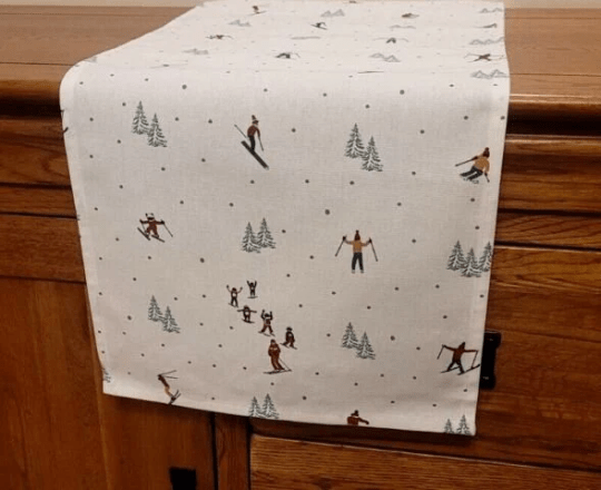 Sophie Allport Skiing Table Runner - CushionCoverAndDecor