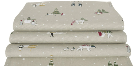 Sophie Allport Snow Season Christmas Table Runner - CushionCoverAndDecor