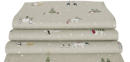 Sophie Allport Snow Season Christmas Table Runner - CushionCoverAndDecor