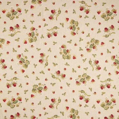 Strawberries Berries Natural Tablecloth Available In Many Sizes - CushionCoverAndDecor