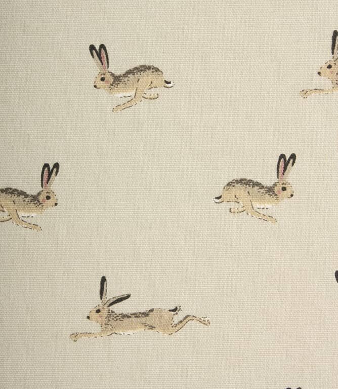 Table Runner Sophie Allport Hare Stone Grey Fabric , Easter Table Runner 48" 54" 60" 64" 72" 84" 96" 104" - CushionCoverAndDecor