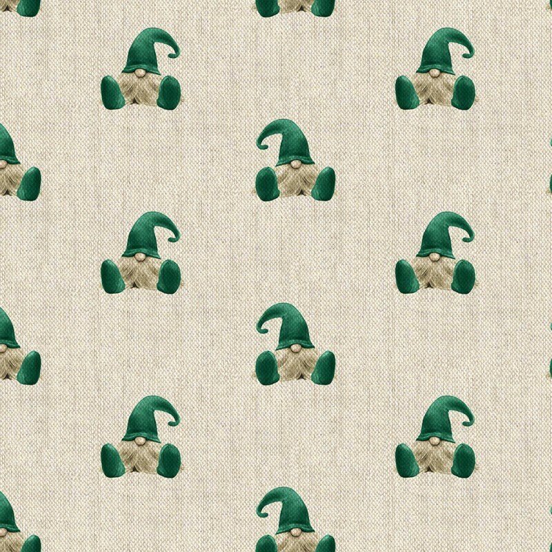 Tablecloth Christmas Elf Gonk Gnome Design , Gnome Tablecloth , Christmas Gonk Tablecloth , Cotton Rich Linen Look Tablecloth UK - CushionCoverAndDecor