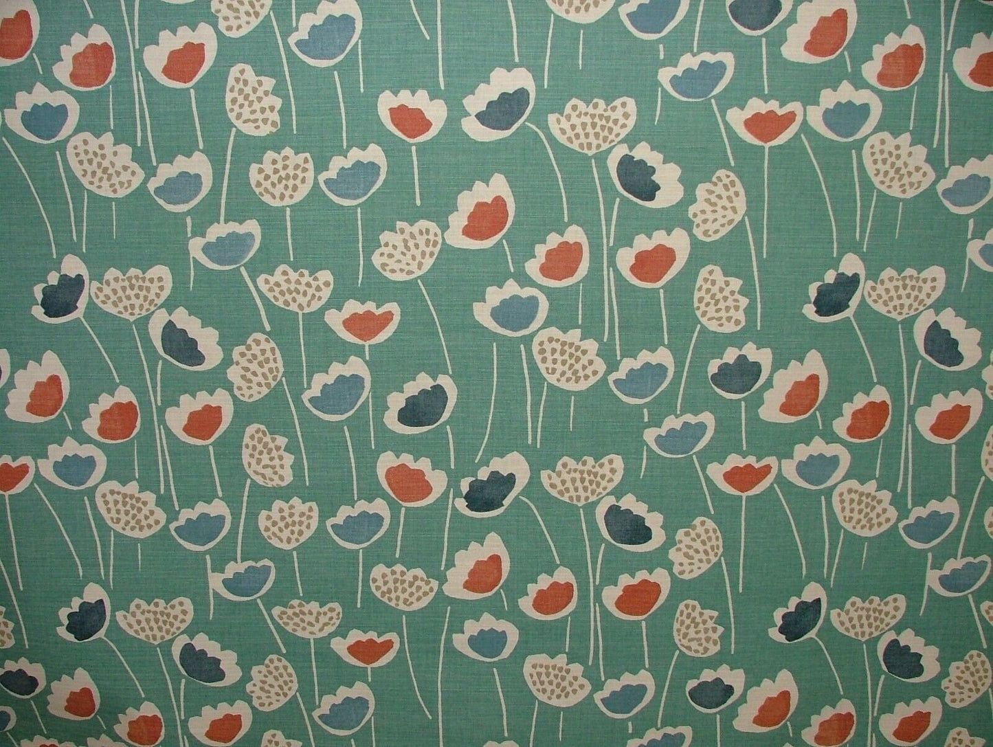 Tablecloth Clara Scandi Floral , Floral Napkins , Floral Tablecloth , Tablecloth UK 100% Cotton - CushionCoverAndDecor