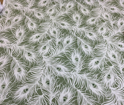 Tablecloth Harper Peacock Feather , Clarke and Clarke Design , Tablecloth UK , - CushionCoverAndDecor