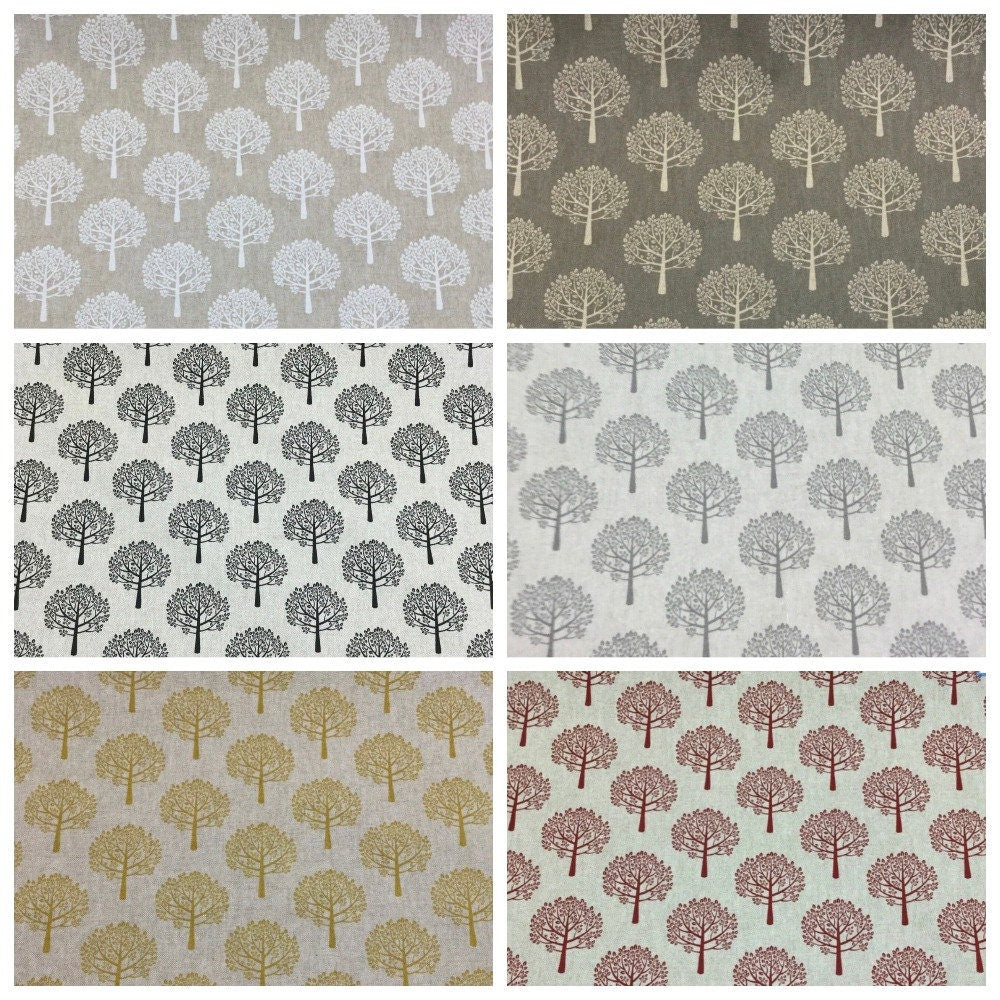 Tablecloth Mulberry Trees Cotton Rich-Linen Look , Tablecloth UK - CushionCoverAndDecor