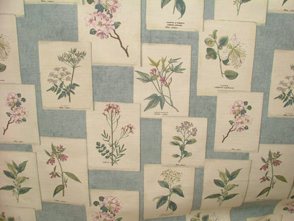 Tablecloth, Napkins Floral Chambray Blue Design , Tablecloth UK - CushionCoverAndDecor