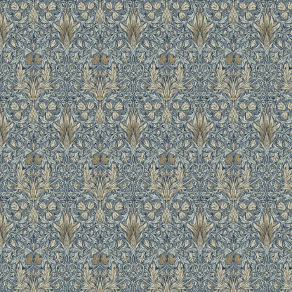 William Morris Snakeshead Denim Cotton Tablecloth