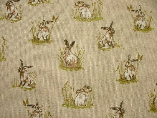 Wild Rabbits Draught Excluder , Hiding Hares In Grass Door Draught Excluder , Long Draft Excluder , Window Draft Wind Stopper , - CushionCoverAndDecor