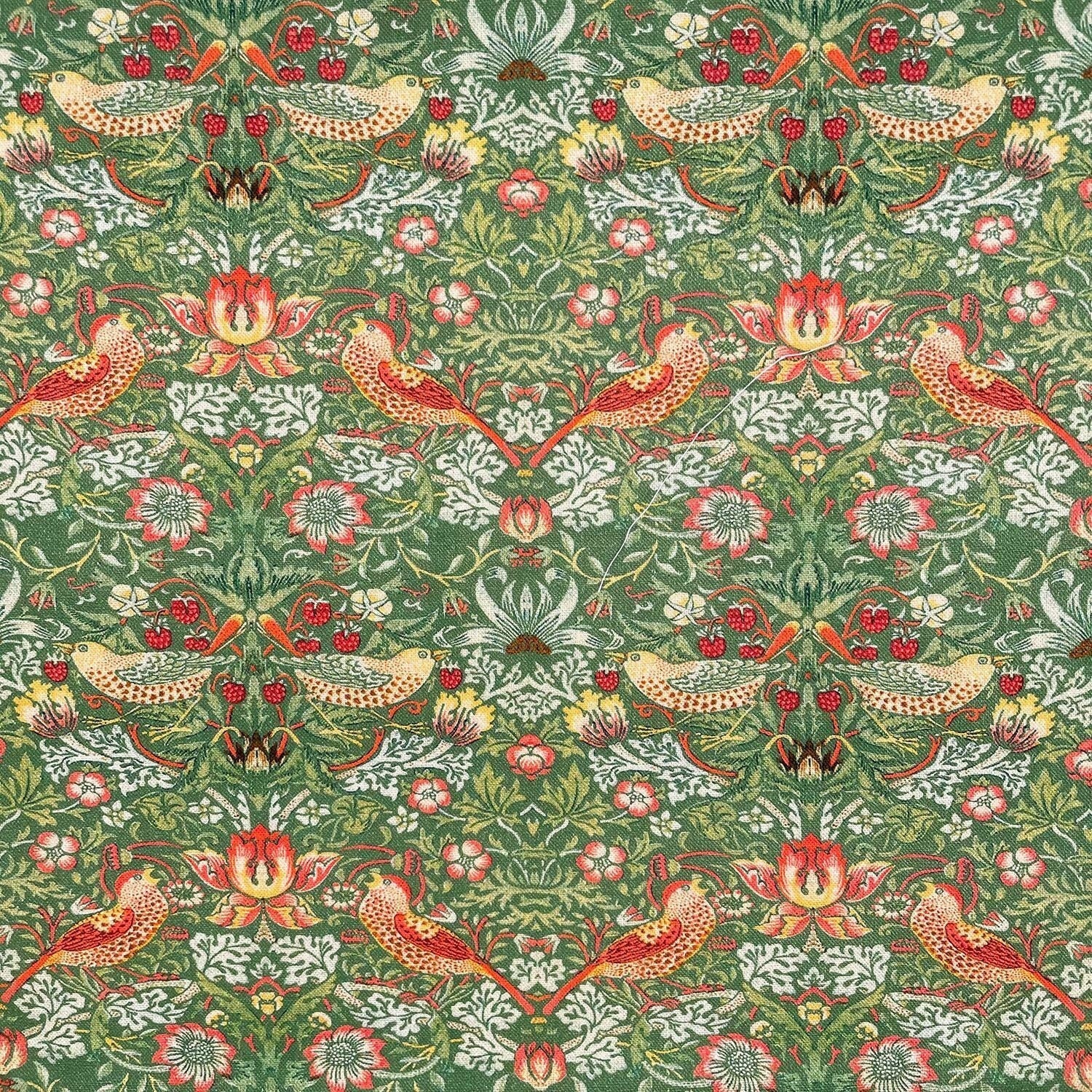 William Morris Strawberry Thief Cotton Tablecloth - CushionCoverAndDecor