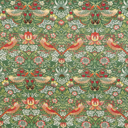 William Morris Strawberry Thief Cotton Tablecloth - CushionCoverAndDecor